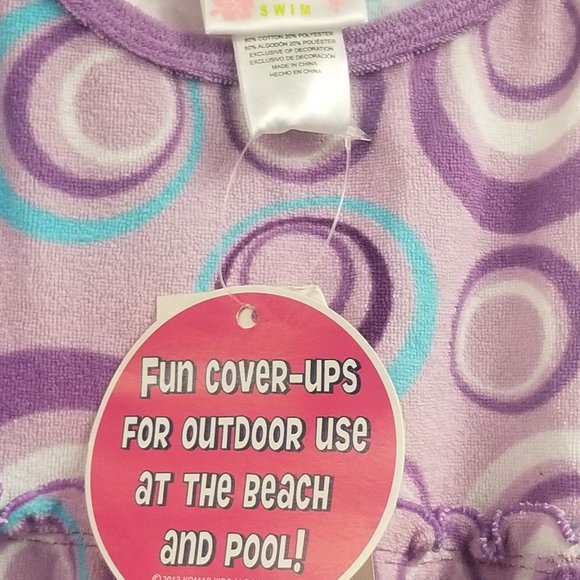 St. Eve Purple Girls Beach Cover-Up - Picture 6 of 6